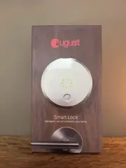 August Home 1st Generation Smart Lock Door Home - Silver / AUG-SL01-M01-S01