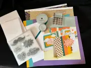 CTMH Close To My Heart Cloud Nine Cardmaking Kit D1595, stamp, embellishments