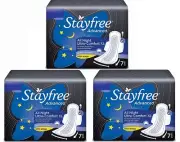 Stayfree Advanced All Night Ultra-Comfort with Wings-7 Pads x 3 pack Extra Large
