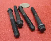 12 Point Flanged, Ferry Bolt, Steel, PT, 1/4"-20 x 2.00" Length, 25 Pc