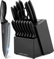 Kitchen Knife Set , High Carbon Stainless Steel Knife Block Set, LIMITED DEAL