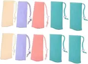 OSOLADY 16pcs Soap Mesh Bag Shampoo Bar Holder Soap Pouch for Shower Pe Material Hanging Design Exfoliating Safe for Bathroom