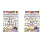 2x Melissa & Doug Paint with Water Princess Kids/Childrens Interactive Toy 3+