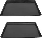 TOGEVAL 2pcs Dog Cage Tray Replacement Indoor Pet Toilet Trays Dog Poop for Kennel Litter Box