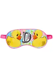 Jessica Russell Flint D Is For Ducks Silk eye Mask - Yellow - One Size One Size