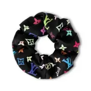 Louis Vuitton Takashi Murakami LV x TM Monogram Multicolor Chouchou Noir Unused