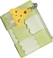 [Minkissy] Compact Coin Purse Small Change Bag Card Slot for Women's Wallet Foldable Pouch