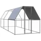Chicken Coop Galvanised Steel Outdoor Chicken Cage Coop Walk-In Chicken Run
