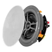 6.5" In-Ceiling Speaker 100W, Quick EZ Mounting, High-Performance Sound – Single