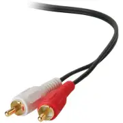 1 PIECE - 4FT CABLE 2 X RCA MALE TO 2 x RCA MALE GOLD CONNECTORS #RCA4/11-1404