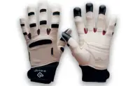 Bionic Gloves Women's Premium ReliefGrip Gardening Gloves Small Tan Leather
