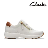 在飛比找PChome24h購物優惠-【Clarks】女鞋Tivoli Zip微尖頭側拉鏈輕盈休閒