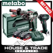 Metabo Brushless Hammer Drill & Impact Driver Combo 8.0Ah 18v Li-Ion AU68203080
