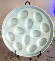 FIESTA 11.25" EGG TRAY PLATE PLATTER SKY NWT