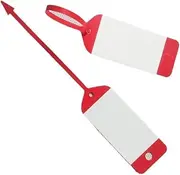 100pcs Car Key Hang Tags Blank Waterproof Paper Label for 4S Automobile Stores Repair Service Garment Tags(Red)