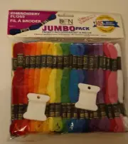 New 105 Skein Pack assorted Embroidery Floss by DFN A Janlynn Company