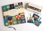 Advent Calendar JESSE TREE Felt ORNAMENTS & Book Greatest Gift VOSKAMP Embroider