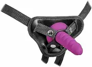 Fixed strap-on dildo with 14.0 cm, 17.0 cm or 21.0 cm strap-on dildo including snap-lock system for easy handling - includes premium silicone dildo