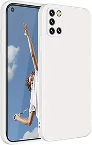 Oppo A52/A72/A92 Silicone Case, EabHulie Slim Liquid Silicone Gel Rubber Shockproof Anti-Scratch Protective Cover for Oppo A52/A72/A92 White