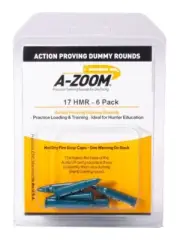 Pachmayr A-Zoom Metal Snap Caps 17 HMR Action Proving Rounds - 6 Pack