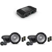 Alpine R2 4 Channel Amp & (2) R2-S65C 6.5" Audio Upgrade Bundle