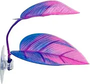 Fish Hammock | Betta Bed Fish Leaves for Small Tank,Suction Cup Betta Fish Aquarium Plants, Vivid Betta Fish Tank Decor, Safe for Flounder, Clownfish