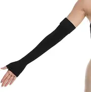 Arm Compression Sleeve for Men Women(Single), 20-30 mmhg Full Arm Support, Graduated Compression Arm Brace for Pain Relief, Swelling, Edema, Post Surgery Recovery