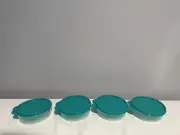 Tupperware Set Of 4 Bowls With Lids New