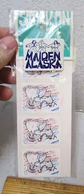 Alaska Scrapbook sticker decal Dall sheep 10 decals, Stuck on Alaska, made in AK