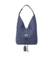 V-Shaped Hobo Bag (M) One size Graphite