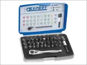 Britool - 1/4in Bit Set 32 Piece + Accessories