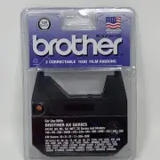 Brother 1230 Black Correctable 1030 Film Ribbon 2 Pack Sealed NEW
