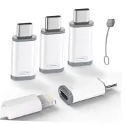 NICE BUDDY 4-in-1 Charging Adapter, USB C to Lightning Converter, Compatible