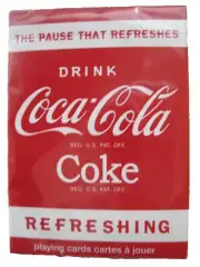 Bicycle Coca-Cola Playing Cards PAUSE REFRESHING DRINK Coke 2019 RARE OOP
