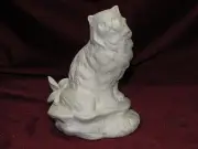 Ceramic Bisque Persian, Himalayan, Kashmir Cat on a Rock Base U-Paint