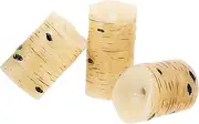 CAXUSD 1 Set Flameless Candle Lights Electric Pillar Candles Remote Control Decor for Weddings Birthdays Home Decoration No Dripping Wax Safe Convenient