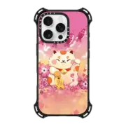 iPhone 16 Pro Bounce Case MagSafe Compatible Maneki-Neko by ellievsbear