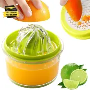 Manual Juicer Multifunctional Hand Juicer, Lemon Lime Squeezer with Built-In Mea