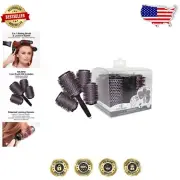 Non-Electrical Round Ceramic Thermal Brush with Ionic Bristles & Detachable Head