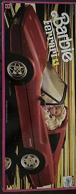 Vintage Barbie Ferrari #3564-0670 Fastback Car (1990) Factory Sealed NRFB