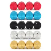 4x Guitar Knob Aluminum Alloy Electronic Control Potentiometer Volume Audio Knob