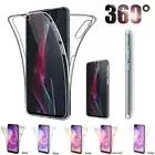 360° Double Clear Slim Case Cover For Samsung S25 S24 S23 Ultra S22 S21 Plus FE