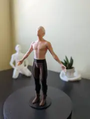 Astarion Baldur's Gate 3, Bathing in the sun, 3d printed Colored