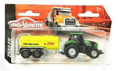 Majorette Die-Cast Trailer Fliegl Polyline Tractor