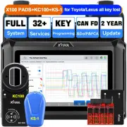 XTOOL X100 PADS+KC100+KS-1 Auto IMMO Key Programmer Full Diagnostic OBD2 Scanner