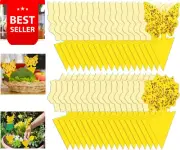 54 Pack Fruit Fly & Gnat Traps for Indoor Plants, Sticky Fungus Traps