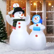 Christmas Inflatable Snowman Outdoor Decoration: 5.9Ft Christmas Blow ups wit...