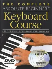 Complete Absolute Beginner Keyboard Course Video Lessons Book 2 CD DVD Pack