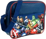 Avengers Messenger Bag with All Characters Large Shoulder Bag School Backpack for Marvel Super Fans Courier Book Bag Back to School or Collage