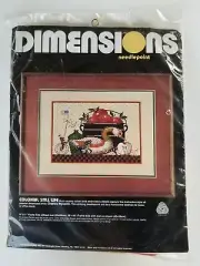 *New* 1986 Charles Wysocki Dimensions Colonial Still Life Needlepoint Kit 2317